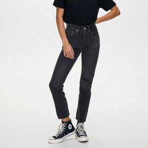 Levi's 501 Skinny Filiforme Jeans Gray Size 26